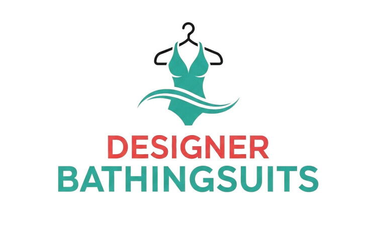 YetiDomains logo for DesignerBathingSuits.com domain name, featuring a modern design with the brand name and logo elements.