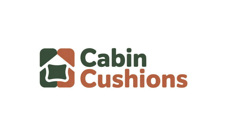 YetiDomains logo featuring CabinCushions.com domain name with a modern design and clean typography.