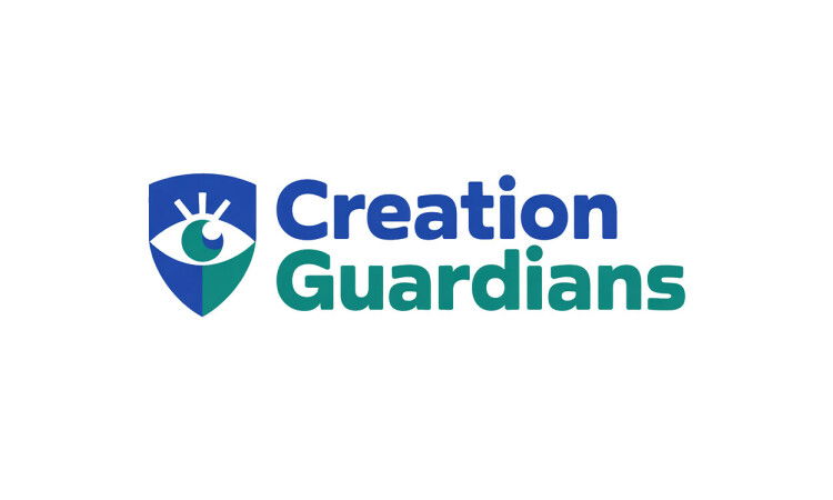 YetiDomains CreationGuardians.com domain name logo with a modern design featuring the creation and guardians theme.