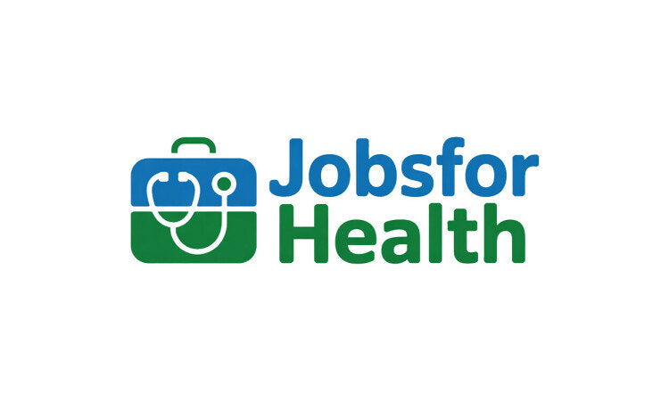 YetiDomains logo for JobsForHealth.com domain name, featuring the website's branding and logo design.