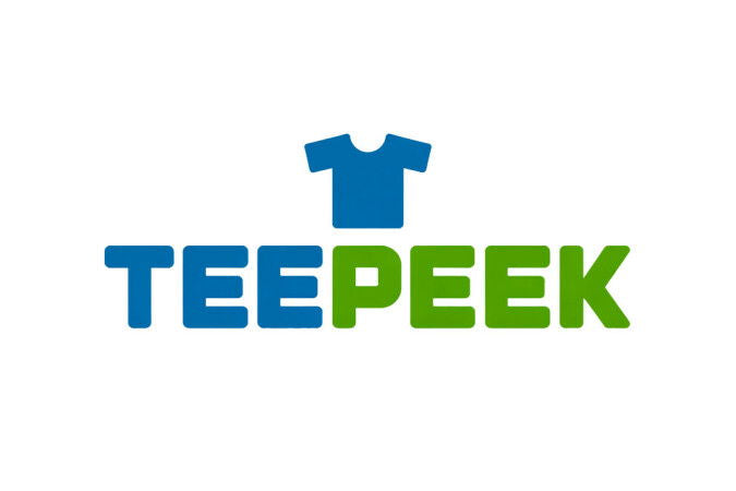 Logo image of TeePeek.com domain name, featuring the YetiDomains brand logo on a professional graphic background.