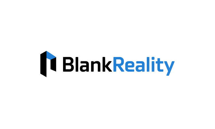 YetiDomains logo for BlankReality.com domain name, featuring a modern design with clean typography and a sleek style.