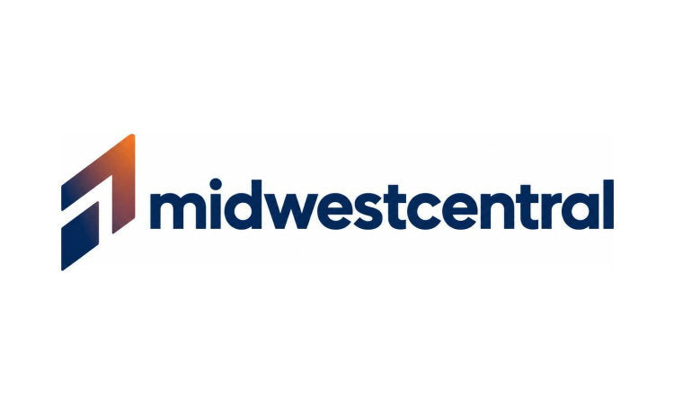 YetiDomains logo for MidwestCentral.com domain name, featuring a modern design with MidwestCentral branding.