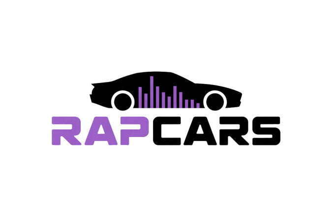 YetiDomains logo for RapCars.com domain name, featuring a sleek design with the text "RapCars" displayed prominently.