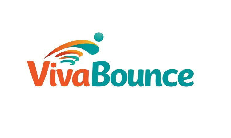 YetiDomains VivaBounce.com domain logo with vibrant design and modern typography.