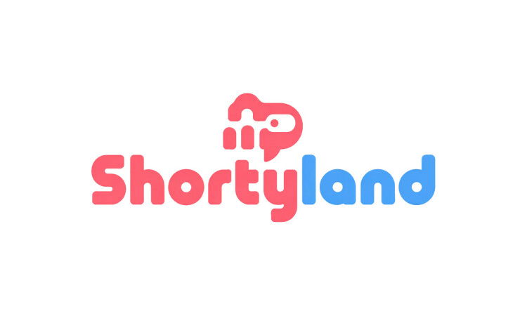 YetiDomains ShortyLand.com domain name logo with stylized text on a white background