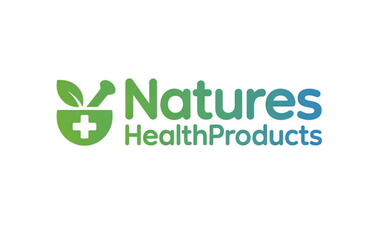 YetiDomains logo for NaturesHealthProducts.com domain name with green and white branding elements.