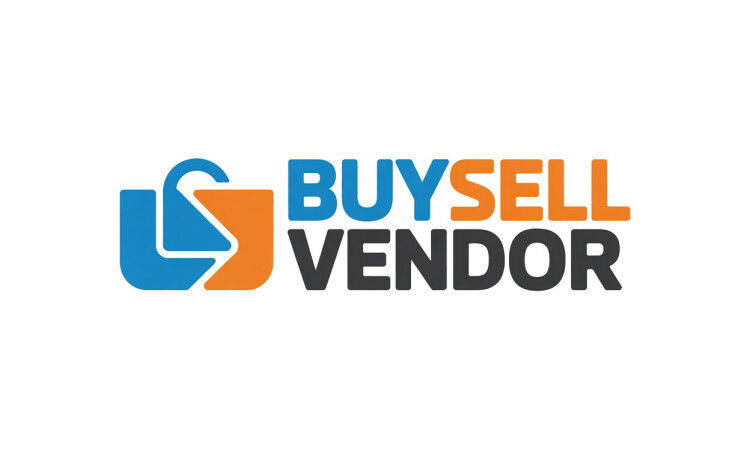 YetiDomains BuySellVendor.com domain name logo, featuring a professional design for online domain marketplace.