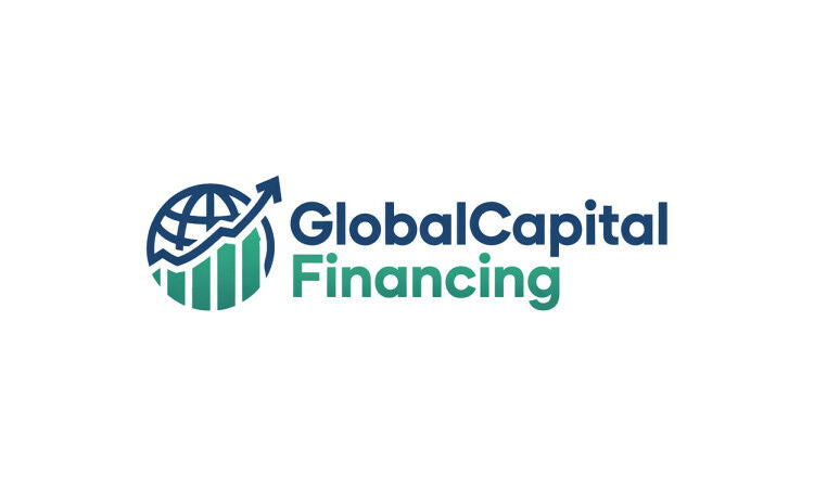 YetiDomains logo for GlobalCapitalFinancing.com domain name, featuring a professional finance-themed design.