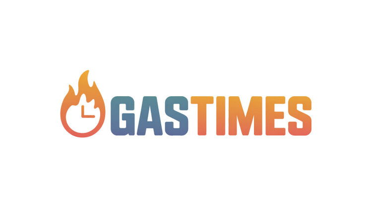 YetiDomains logo for GasTimes.com domain name, featuring a professional design with the GasTimes branding on a logo image.