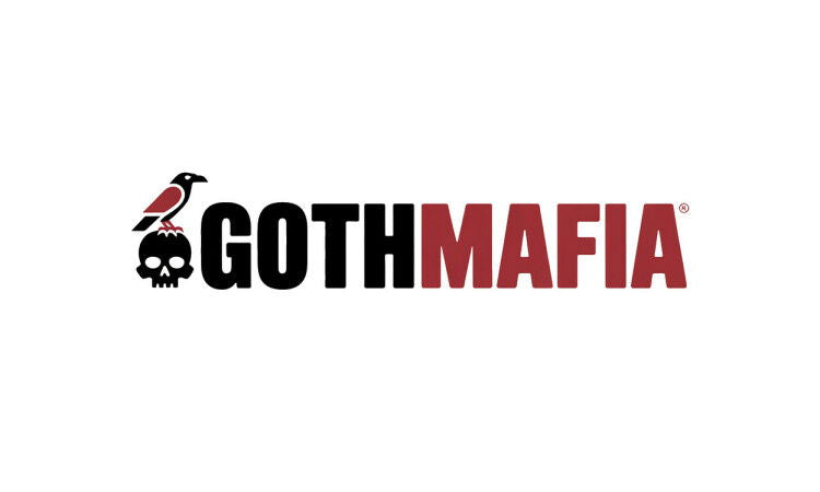 GothMafia.com domain name logo with YetiDomains branding, featuring a dark, gothic-inspired design and stylized text.