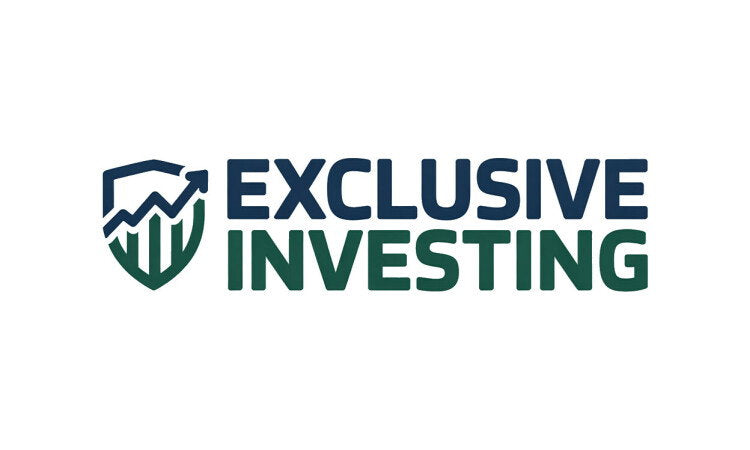 YetiDomains logo featuring the ExclusiveInvesting.com domain name on a professional logo design.