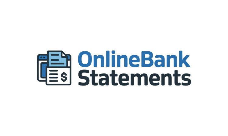 YetiDomains logo for OnlineBankStatements.com domain name, featuring a modern design with the brand name.