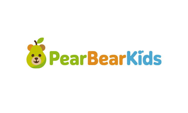 YetiDomains logo featuring PearBearKids.com domain name with playful pear and bear graphics.