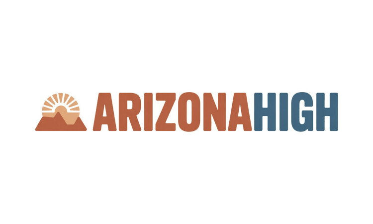 ArizonaHigh.com domain name logo by YetiDomains, featuring a sleek design with ArizonaHigh.com branding and logo graphics.
