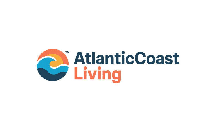 YetiDomains AtlanticCoastLiving.com domain name logo featuring coastal-themed design and branding elements.