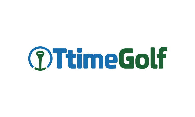 YetiDomains TtimeGolf.com domain name logo featuring the brand's logo and branding elements.