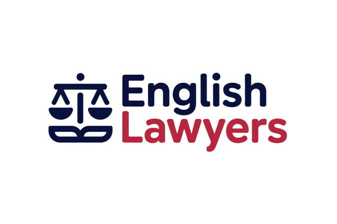 YetiDomains logo for EnglishLawyers.com domain name, featuring a professional design with the brand name and legal theme.