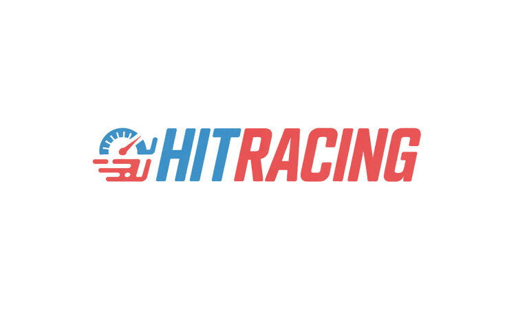 YetiDomains HitRacing.com domain name logo featuring the HitRacing branding and logo design.