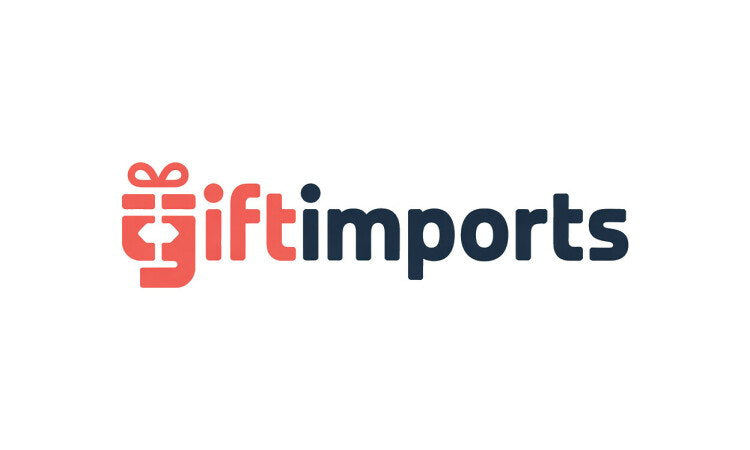 YetiDomains logo featuring GiftImports.com domain name on a professional logo design.