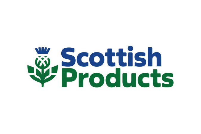 YetiDomains ScottishProducts.com logo, featuring the domain name with Scottish-themed design elements.