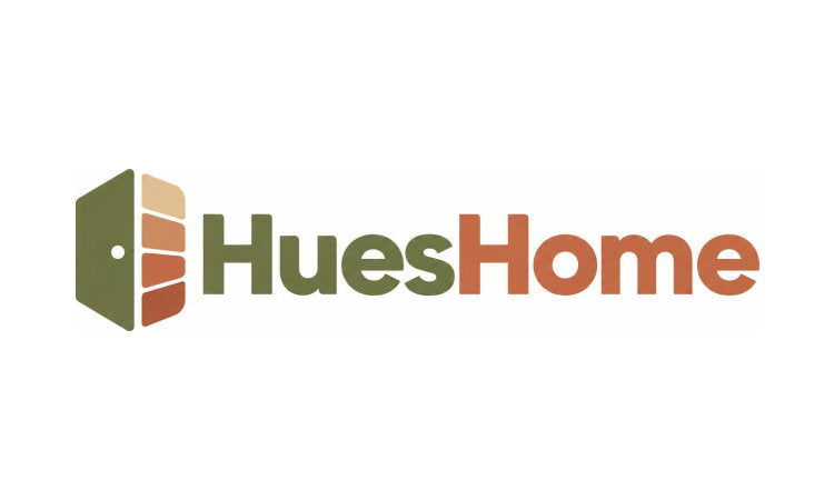 YetiDomains logo featuring the HuesHome.com domain name on a sleek, modern design background.